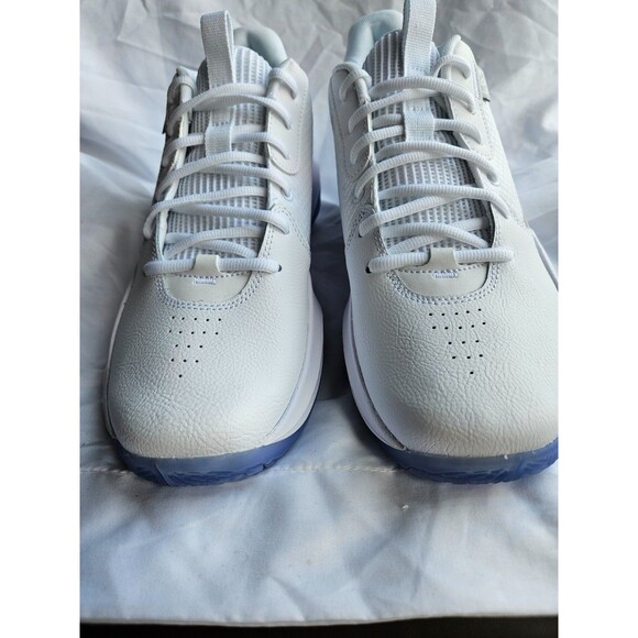 Under Armour Lockdown 7 White Silver Basketball Shoes Mens Size 10 Women 11.5 - Picture 4 of 12